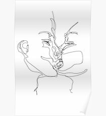 210x230 kissing drawing posters redbubble - Couple Kissing Drawing