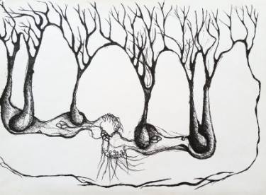 375x276 The Upside Down Kiss Drawing - Couple Kissing Drawing