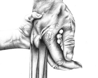 340x270 Pencil Drawings Illustrations Etsy - Couple Pencil Drawing