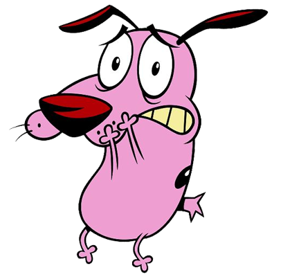 409x400 courage the cowardly dog - Courage The Cowardly Dog Drawing