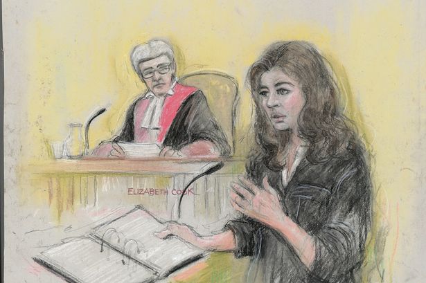 615x409 Tulisa Copied Nigella's Courtroom Demeanour' Says Sketch Artist - Court Drawings