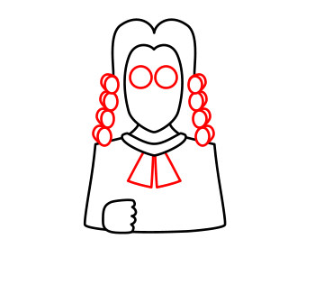 350x316 Drawing A Cartoon Judge - Court Hammer Drawing