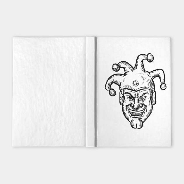 630x630 crazy medieval court jester drawing - Court Jester Drawing