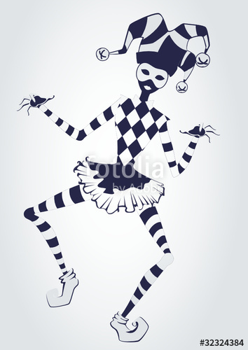 354x500 cartoon court jester stock image and royalty free vector - Court Jester Drawing