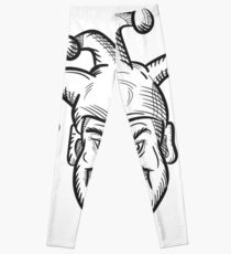210x230 court jester design illustration leggings redbubble - Court Jester Drawing