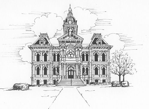 497x365 Toucan Calligraphy - Courthouse Drawing