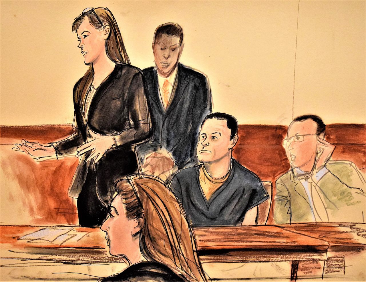 1280x985 The Dying Art Of Courtroom Illustration - Courtroom Drawing