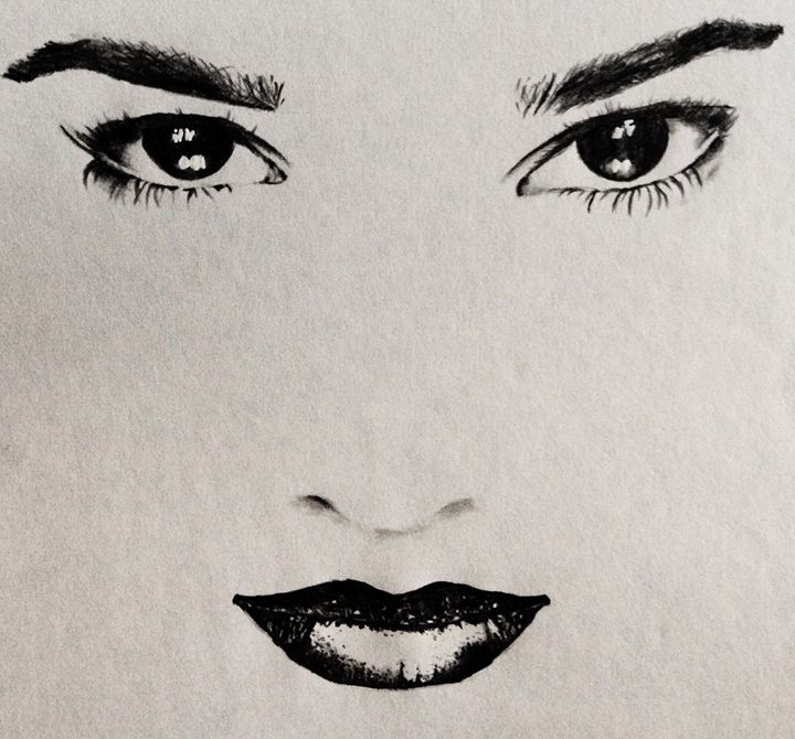 720x670 Demi Lovato - Cover Drawing