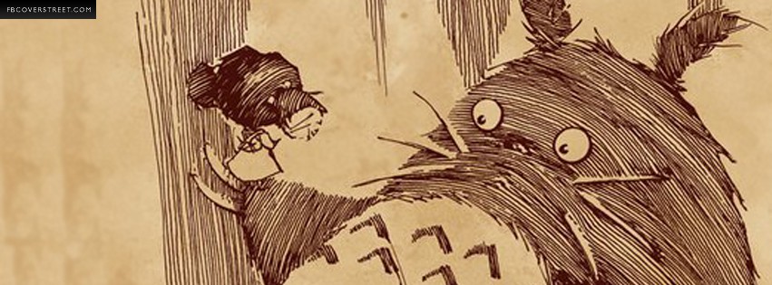 851x315 cute drawing minimalism facebook cover - Cover Drawing