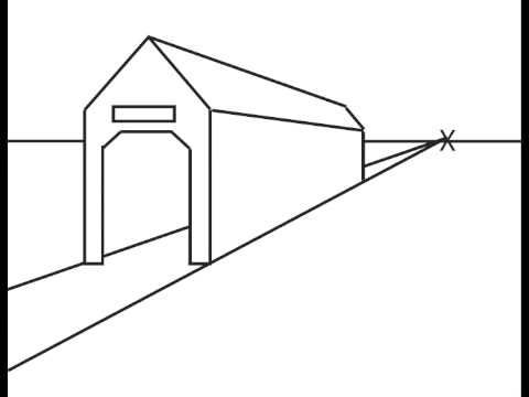 480x360 Covered Bridge - Covered Bridge Drawing