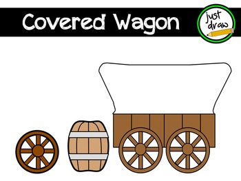 350x263 Covered Wagon Clip Art - Covered Wagon Drawing