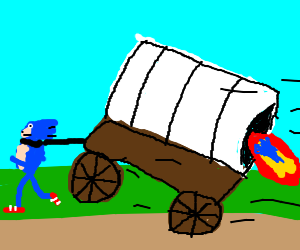 300x250 Turbo Powered High Speed Covered Wagon Drawing - Covered Wagon Drawing
