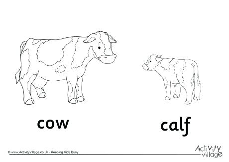 cow stick drawing