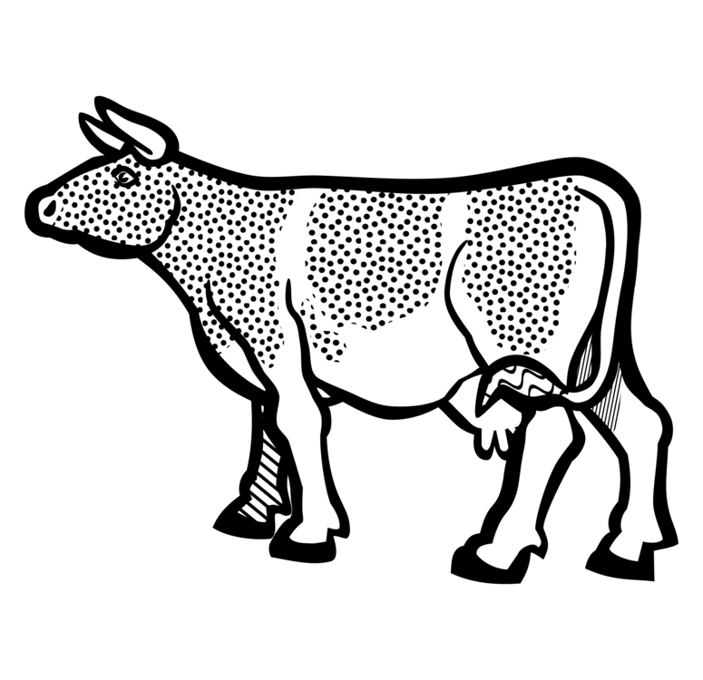 775x750 Jersey Cattle Calf Cow Drawing Kleurplaat Cc0 - Cow Calf Drawing