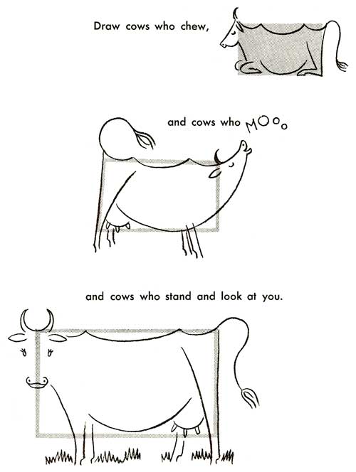 500x664 Cow - Cow Drawing Pictures