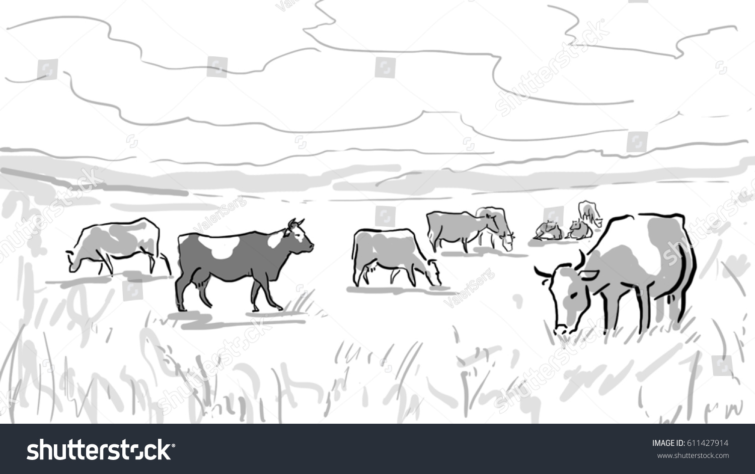 1500x943 Simple Cat Drawing Clipart Cow Pencil Cartoon Realistic Abstract - Cow Drawing Step By Step