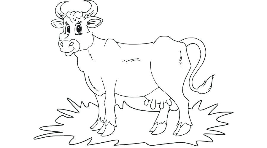 Cow Easy Drawing at PaintingValley.com | Explore collection of Cow Easy ...