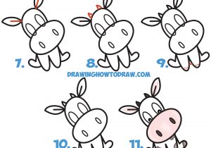 300x210 easy drawing of cow cow - Cow Easy Drawing