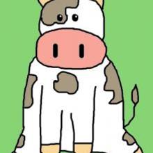 220x220 How To Draw How To Draw A Cute Cartoon Cow - Cow Easy Drawing