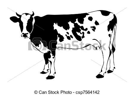 450x320 Huge Collection Of 'cow Line Drawing' Download More Than - Cow Line Drawing