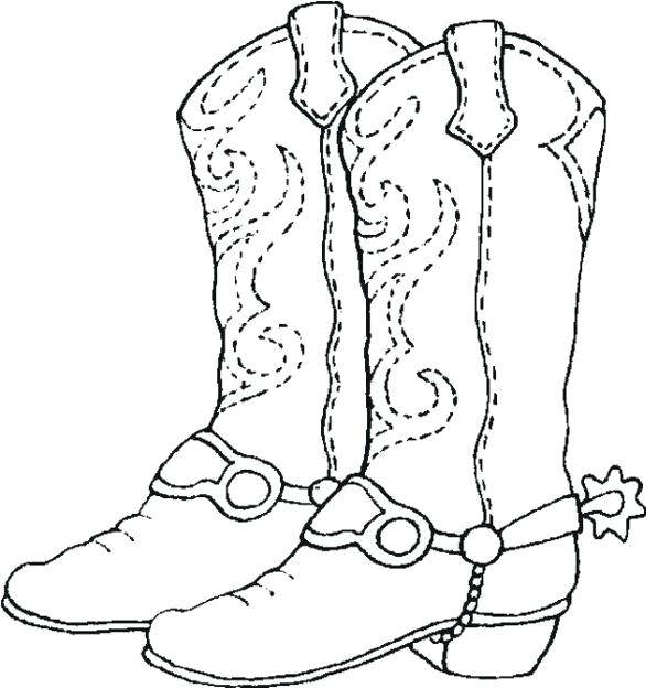 586x624 Easy Drawing Cowgirl The Coyote Cowgirl Clothing Line Is All - Cowboy Boot Line Drawing