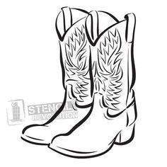 236x236 cowboy boots drawing luxury cowboy hat silhouette clip art - Cowboy Boots And Hat Drawing