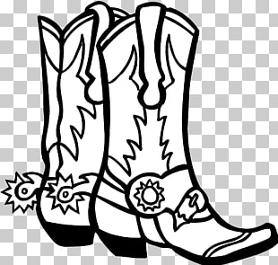 310x295 cowboy boot hat 'n' boots drawing, boot png clipart free - Cowboy Boots And Hat Drawing
