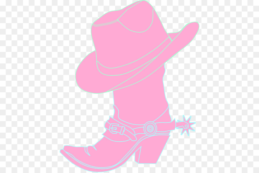900x600 Hat, Drawing, Clothing, Transparent Png Image Clipart Free Download - Cowboy Boots And Hat Drawing