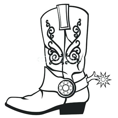 Cowboy Boots Drawing at PaintingValley.com | Explore collection of ...