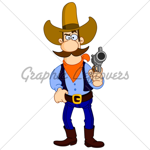 Cowboy Cartoon Drawing at PaintingValley.com | Explore collection of ...