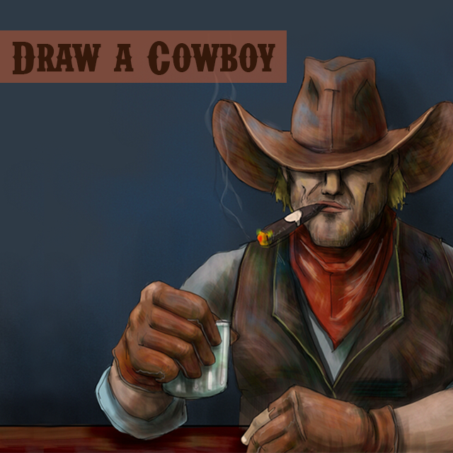 640x640 saddle up and ride for the cowboy drawing challenge - Cowboy Drawing