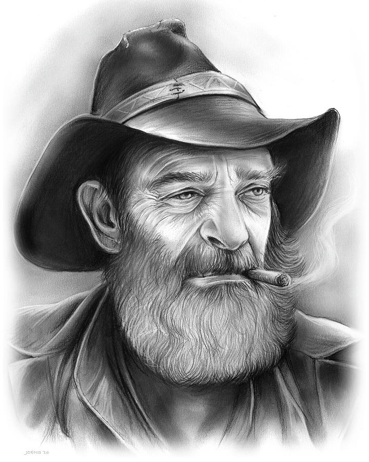 719x900 The Cowboy Drawing - Cowboy Drawing