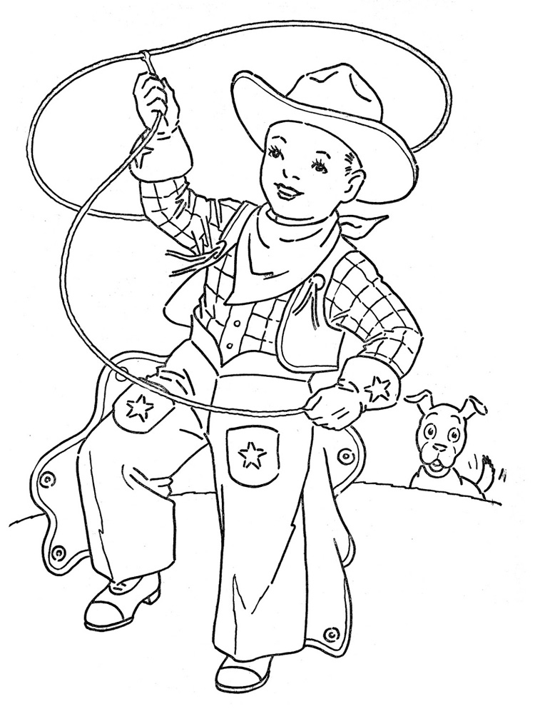 750x1000 Cowboy Drawing For Kids - Cowboy Drawing For Kids