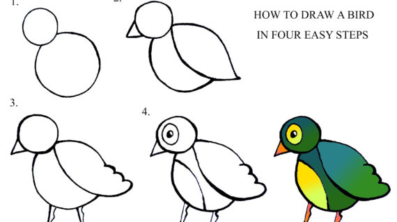 570x320 How To Draw Step - Cowboy Drawing For Kids