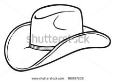 236x168 drawing a cartoon cowboy hat hobby drawing hats, cowboy hat - Cowboy Hat Drawing