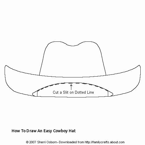 How To Draw Cowboy Hat Step By Step - Drawing Art Ideas