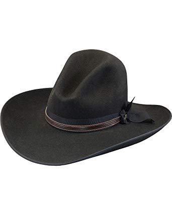 342x428 justin men's fur felt quick draw cowboy hat black - Cowboy Hat Drawing