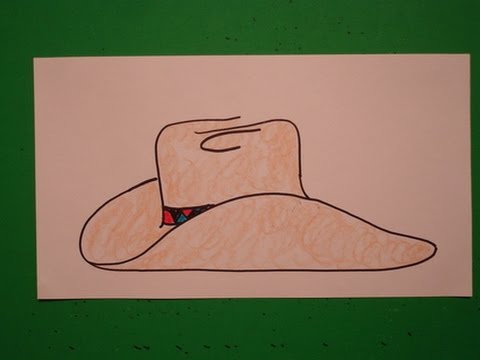 480x360 Let's Draw A Cowboy Hat! - Cowboy Hat Drawing