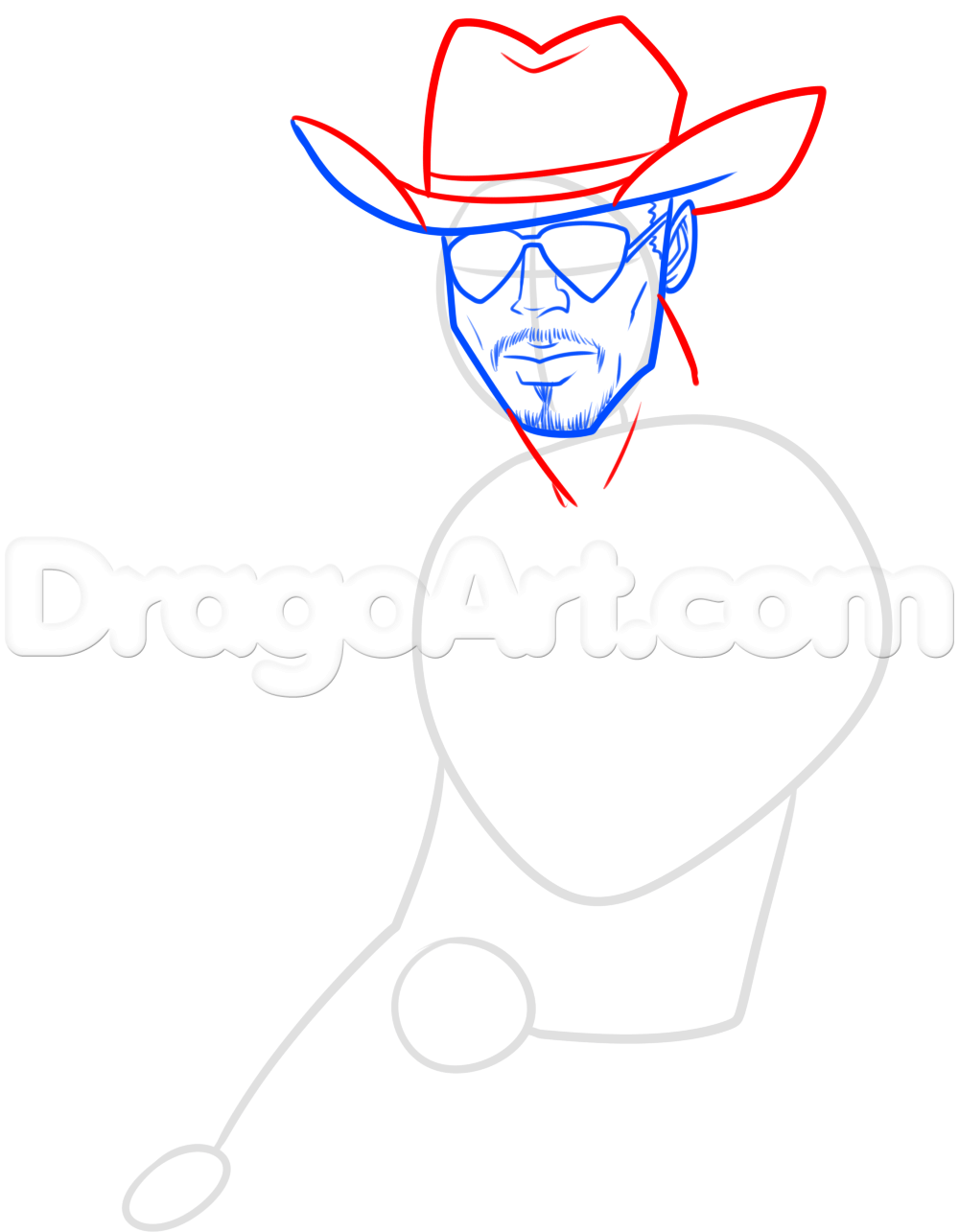 Cowboy Hat Drawing Tutorial At Paintingvalley.com 