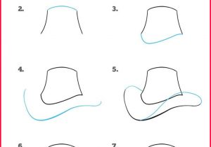 300x210 How To Draw A Hat Fedora Hat Drawing - Cowboy Hat Drawing Tutorial
