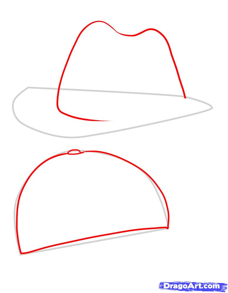 779x1000 How To Draw Hats, Step - Cowboy Hat Drawing Tutorial