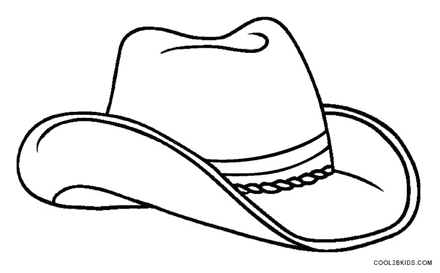 874x542 Cowboy Hat Clipart Side View - Cowboy Hat Line Drawing