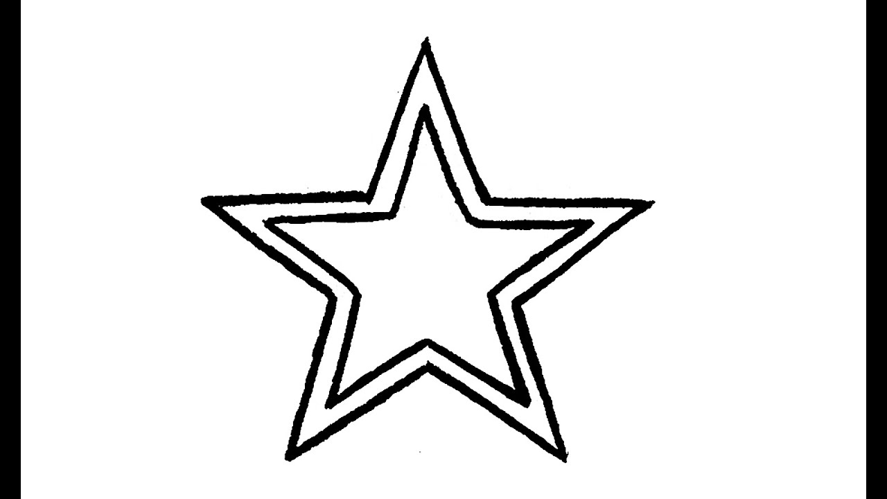 1280x720 How To Draw The Dallas Cowboys Logo - Cowboy Line Drawing