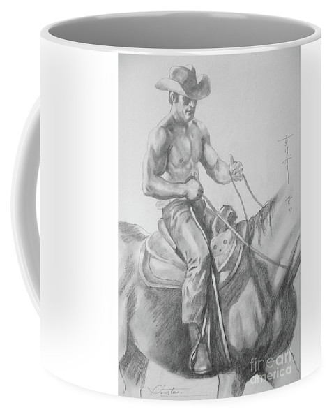 479x600 Drawing Pencil Cowboy On Horse - Cowboy On Horse Drawing