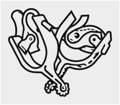 400x349 cowboy boot coloring - Cowboy Spurs Drawing