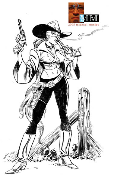 378x586 Draw! Cowgirl Kiss - Cowgirl Drawing