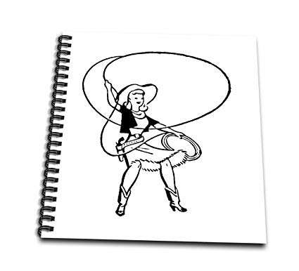 425x386 Florene Childrens Art Ii - Cowgirl Drawing