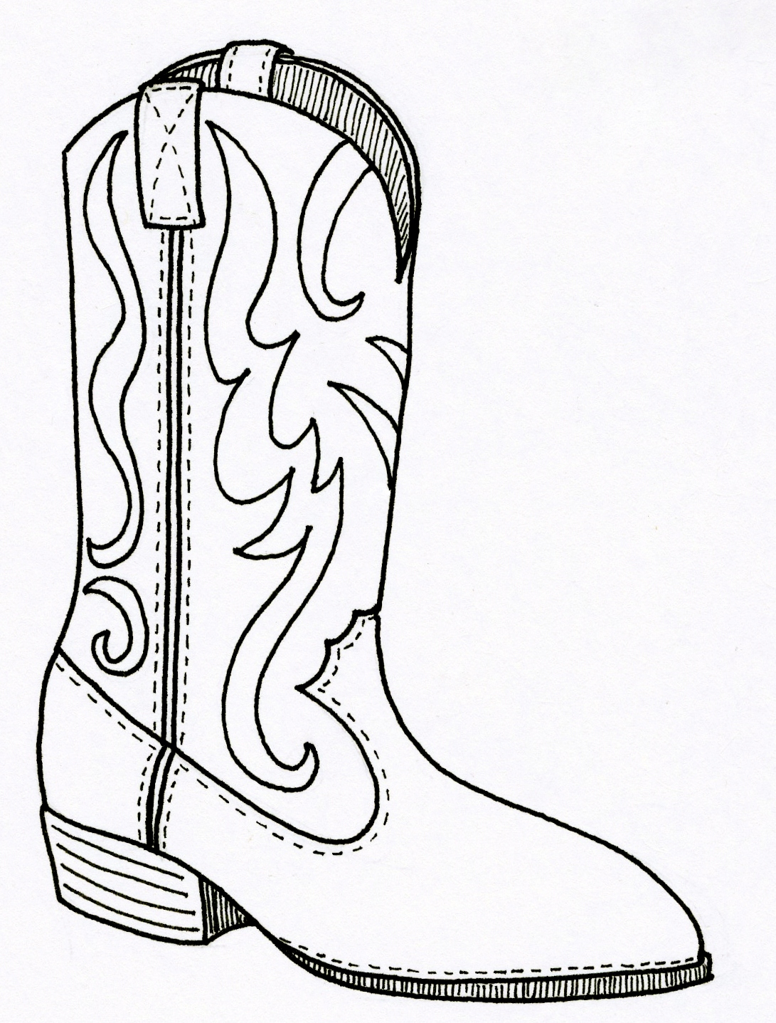 1091x1437 Huge Collection Of 'cowboy Boots And Hat Drawing' Download More - Cowgirl Hat Drawing