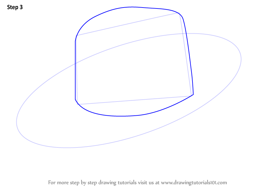 844x598 Learn How To Draw Cowboy Hat - Cowgirl Hat Drawing