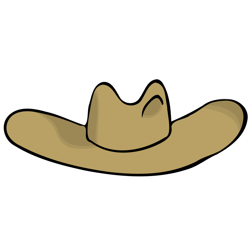 800x800 Cartoon Cowboy Hat Transparent Png Clipart Free Download - Cowgirl Hat Drawing